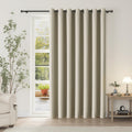 ChrisDowa Room Divider Curtain 96 Inches Long, Wide Blackout Sliding Door Curtain for Bedroom, Room Darkening Privacy Window Curtain for Pa…