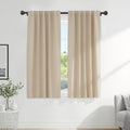 Ponydance PONY DANCE Window Treatments Curtains - Room Darkening Heavy-Duty Light Block Curtain Drapes Soft Back Loop Drapes Privacy Protec…