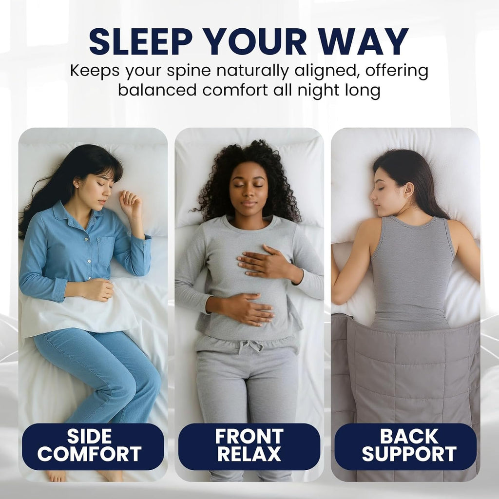 REST DOSE Bed Pillows for Sleeping, Set of 2 – Cooling, Hotel Quality with Soft Down Alternative Fill for Back, Stomach & Side Sleep…