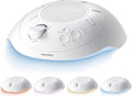 Homedics Sleep Better Portable Sound Machine, Night Light,12 Soothing Sounds Including White Noise, Rain, and Thunderstorm…