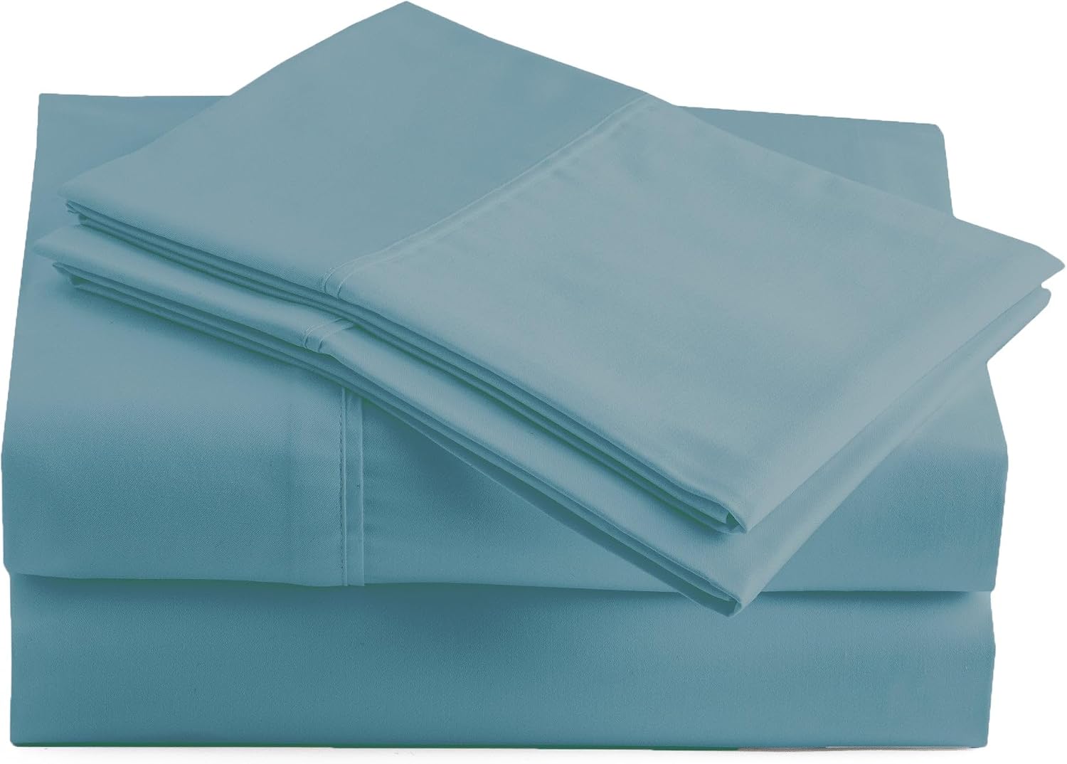 Perupima Peru Pima 415 Thread Count Percal Twin Sheet Set - 100% Peruvian Pima Cotton, 3 Piece (Flat, Fitted, 1 Pillowcase) - Cooling, Cris…