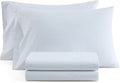 MarthaStewart Martha Stewart - King Size Sheets Set, Crisp & Tailored Cooling Sheets with a Naturally Smooth Cotton Percale Lightweight Fee…