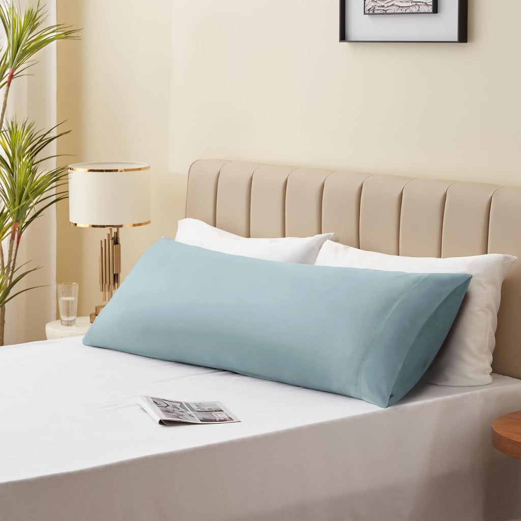 Bedelite Body Pillow Cover, Rayon Made from Bamboo, Cooling Body Pillow Case Cover for Hot Sleepers and Night Sweats, Breathable & Silky So…