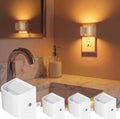 Volisun Amber Night Light, 4 Pack Up and Down LED Night Light with Dusk to Dawn Light Sensor, 1800K Night Lights Plug into Wall for Hallway…