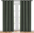 Nicetown Living Room Curtains 84 inch Long - Grommet Blackout Thermal Insulated Room Darkening Sound Blocking Window Drapes for Kids Room/B…