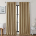 Gwine Taupe Blackout Curtains for Bedroom 96 Inch Length, Room Darkening Energy Saving Black Out Curtains for Living Room, Window…