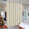 Rybhome RYB HOME Blackout Divider Curtains for Living Room, Noise Reducing Privcay Vertical Blinds Drapes Grommet Top for Home Office Kids…