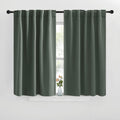 NICETOWN Short Curtains for Kitchen Window - (Dark Mallard Color) W42 x L40, Double Panels, Home Decoration Light Blocking Thermal…
