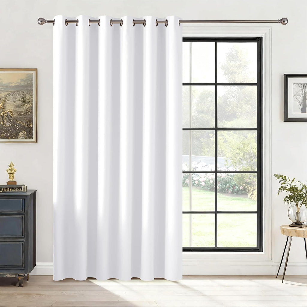 Rybhome RYB HOME Blackout Thermal Insulated Curtains, Portable Curtain for Sliding Glass Door/Storage/Space Room Divider, Large Window Trea…