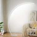 2000LM Ultra-Wide Coverage LED Lamps for Living Room with 3 Color Temperatures, White Dimmable Arc Floor Lamps, Modern Standing Tall Lamp…