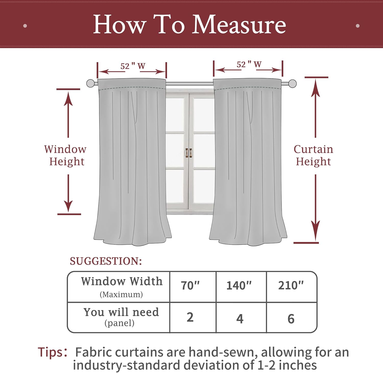 Lamit Burgundy Red Velvet Curtains for Living Room Theater, 102 Inch Thermal Insulated Panels Vintage Room Darkening Back Tab and Rod Pocke…