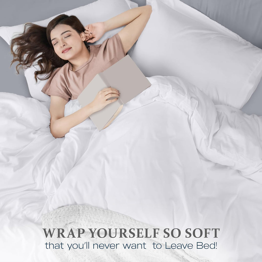 Utopia Bedding Duvet Cover King Size - 3 Piece with Zipper Closure - 1 Comforter Cover 104X90 Inches & 2 Pillow Shams 20X36 Inches…