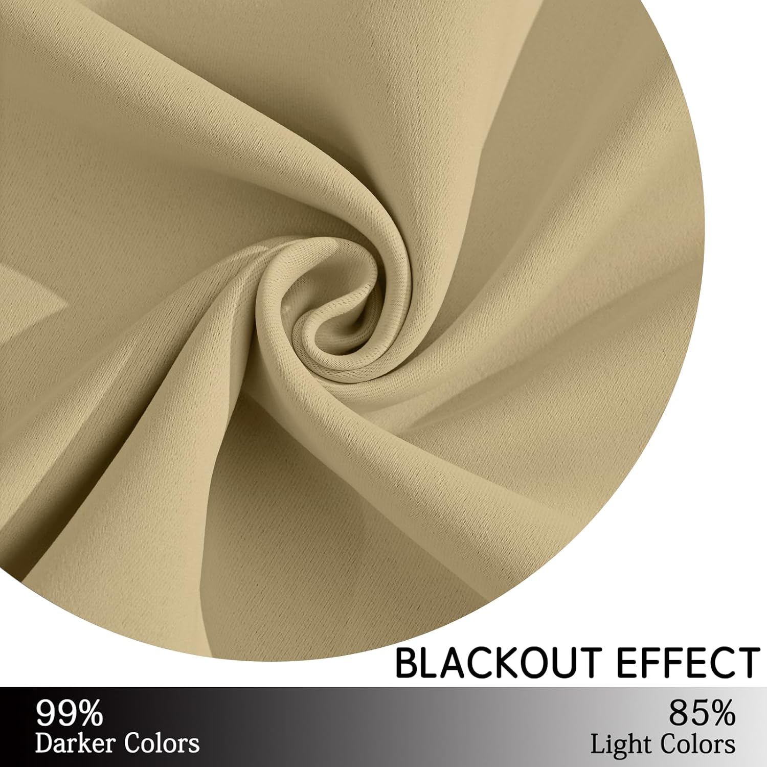 Yakamok Thermal Insulated Grommet Blackout Draperies/Drapes for Bedroom Window, Room Darkening Curtain Panels (2 Panels, W38 x L72 -Inch…