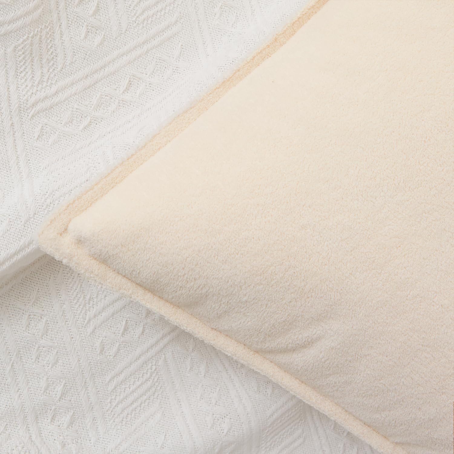KevinTextile Kevin Textile 14x24 Inch Lumbar Pillow Cover 1 Pack Soft Boucle Textured Decorative Waterproof Rectangle Cushion Elegant Accen…