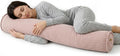 Cuddle Pillow – Corduroy Long Body Pillow for Adults, Cozy Bolster Pillow for Bed, Soft & Supportive for Relaxing Sleep,59 x 7.87…