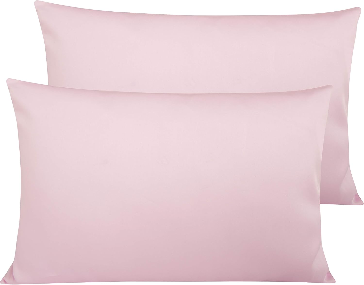 NTBAY Egyptian Cotton Queen Pillowcases - Set of 2, 500 Thread Count Cotton Pillowcases - Soft and Breathable Envelope Closure Pillow…