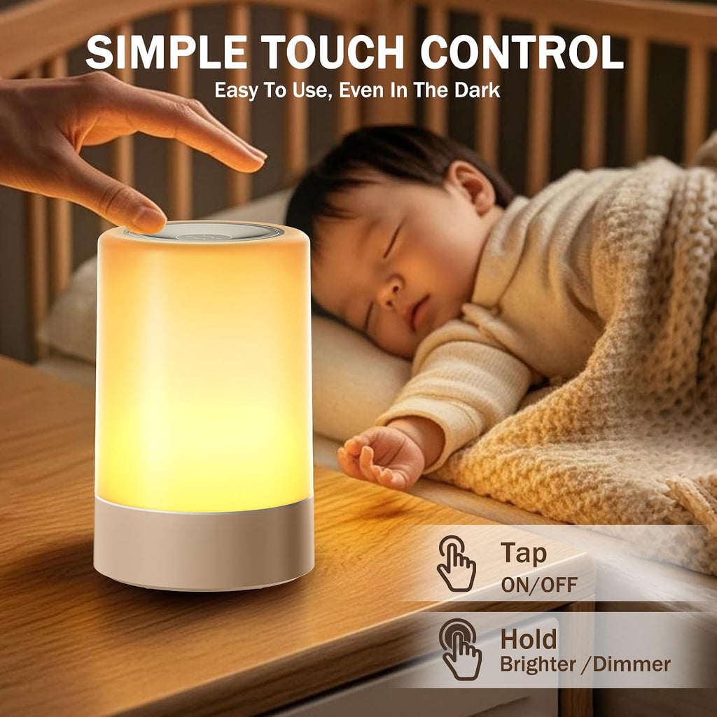 GKeni G Keni Nursery Night Light for Baby, Portable LED Touch Night Lamp for Kids and Adult, Breastfeeding,, USB Rechargeable Nur…
