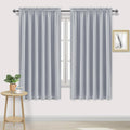 DWCN Blackout Curtains for Living Room Thermal Insulated, Energy Saving & Noise Reducing Bedroom Curtains, Silver Grey, W 70x L 72 Inch…