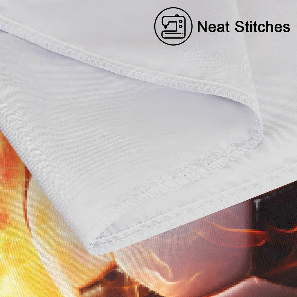 Fire Sports Soccer Satin Pillowcase for Hair and Skin Soft Silk Pillow Cases with Envelope Closure Cooling Pillow Case Slip 15.99 Pillow…
