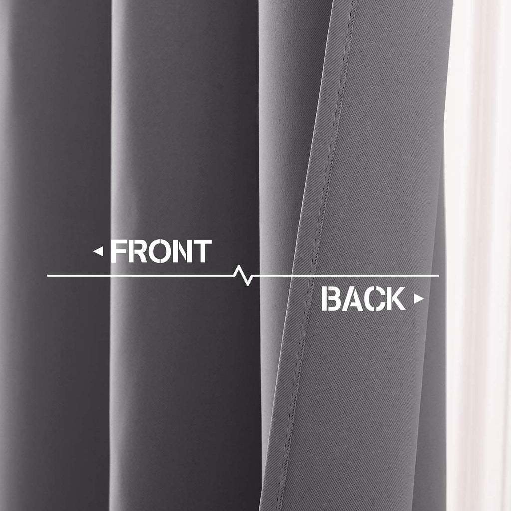 NICETOWN Kitchen Curtains Blackout Drapes - Thermal Insulated Blackout Grommet Curtains Drapes Window Treatment Home Decor for…