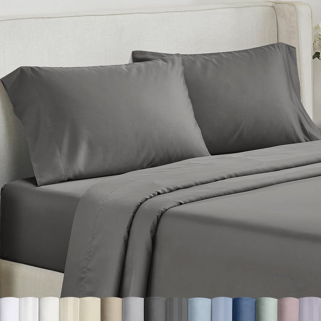 CALIFORNIA DESIGN DEN Soft & Silky 500 Thread Count 100% Cotton Sateen, Cool & Smooth with A Classic Opening, Set of 2 King Pillow Cases…