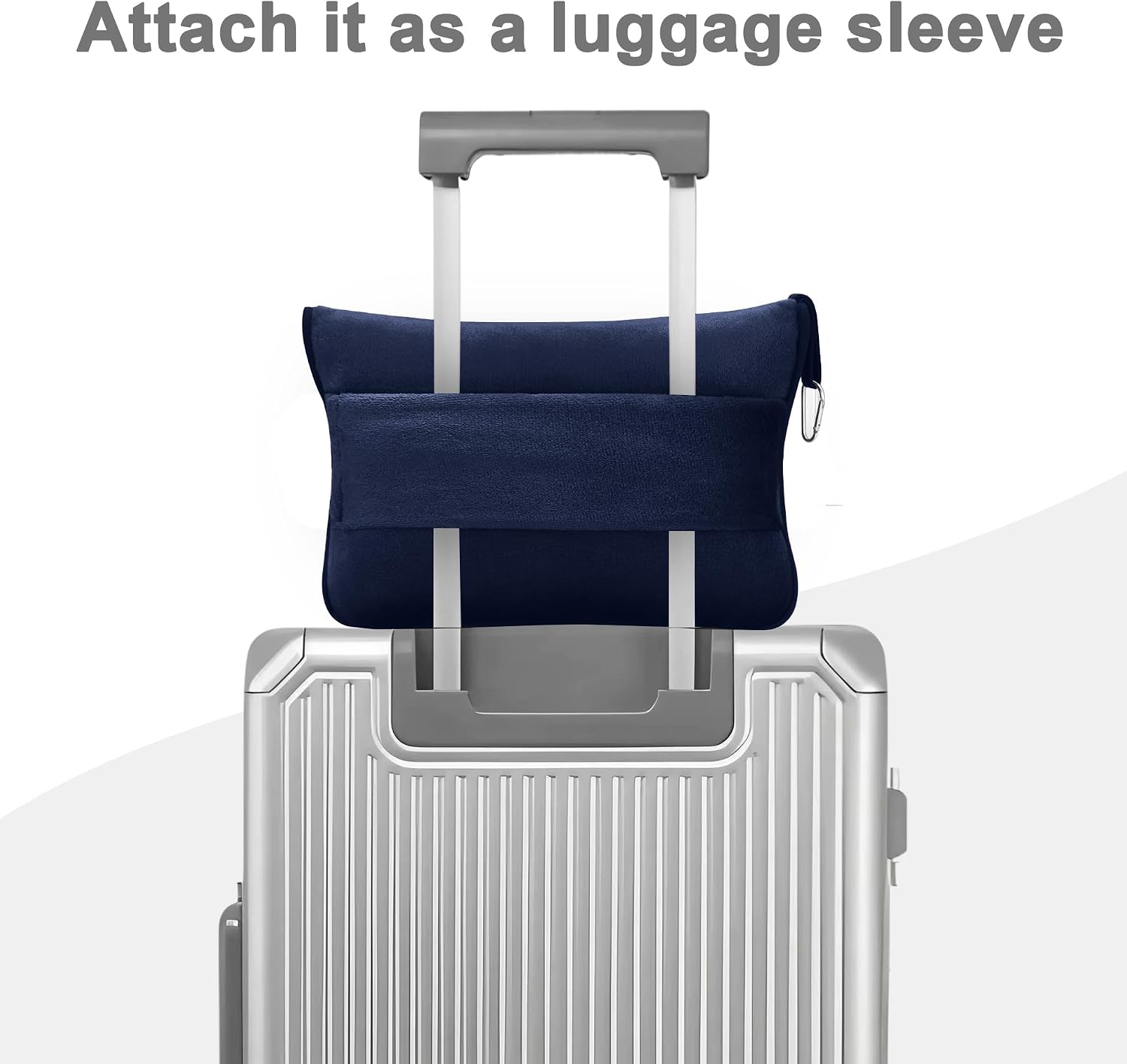 JungleStar Travel Blanket and Pillow Compact, Soft 2 in 1 Airplane Blanket with Soft Bag Pillowcase, Hand Luggage Sleeve and Backpack Clip (…