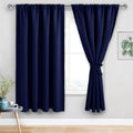 Jiuzhen Blackout Curtains for Bedroom - 70 x 63 Inch Extra Wide Privacy Assured Thermal Insulated Room Darkening Sliding Door Curtains for…