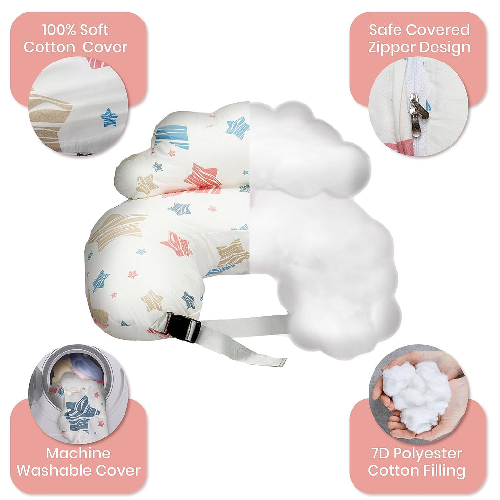 PILLANI Nursing Pillow for Breastfeeding & Bottle Feeding, Original Breast Feeding Pillow for Mom & Baby, Removable Cotton Cover…