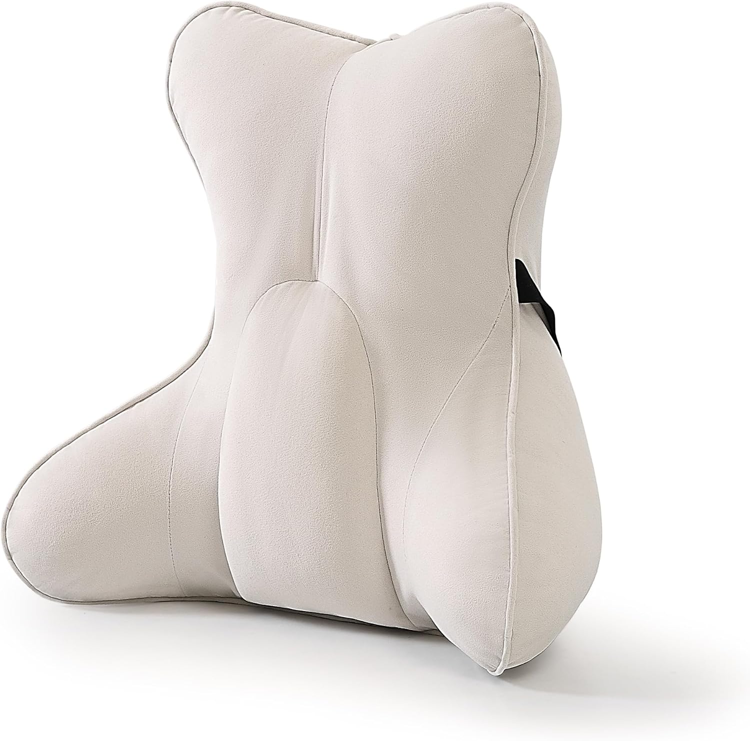 Lumbar Support Pillow(Pat. Pend) – Multi-Functional Ergonomic Back Cushion for Sofa Chair, Car Seat & Sofa, Reading Pillow with Firm…