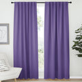 Nicetown Light Reducing Curtain Panels Window Draperies - (Lilac Purple Color) 52x84 inch, 2 Pieces, Insulating Room Darkening Drapes for B…