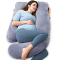 Momcozy Pregnancy Pillows for Sleeping, U Shaped Full Body Maternity Pillow with Removable Cover - Support for Back, Legs, Belly, HIPS…