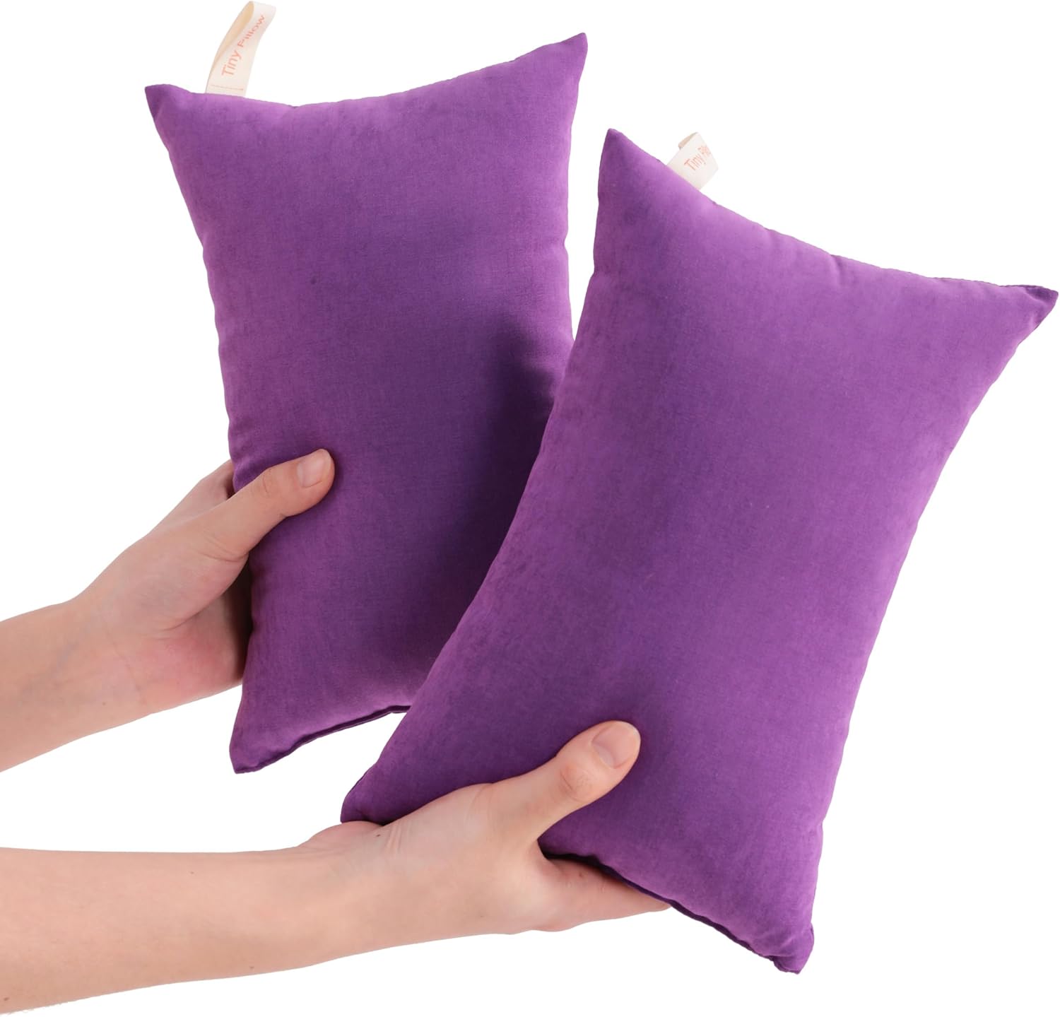 Ntbay Tiny Pillows, Down Alternative 7"x11" Microfiber Mini Pillow for Travel, Pets, Soft Machine Washable Small Pillows for Neck, Wrist, L…