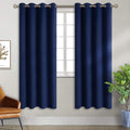 BGment Blackout Curtains for Bedroom - Grommet Thermal Insulated Room Darkening Curtains for Living Room, Set of 2 Panels, Each 46 x 72 Inc…