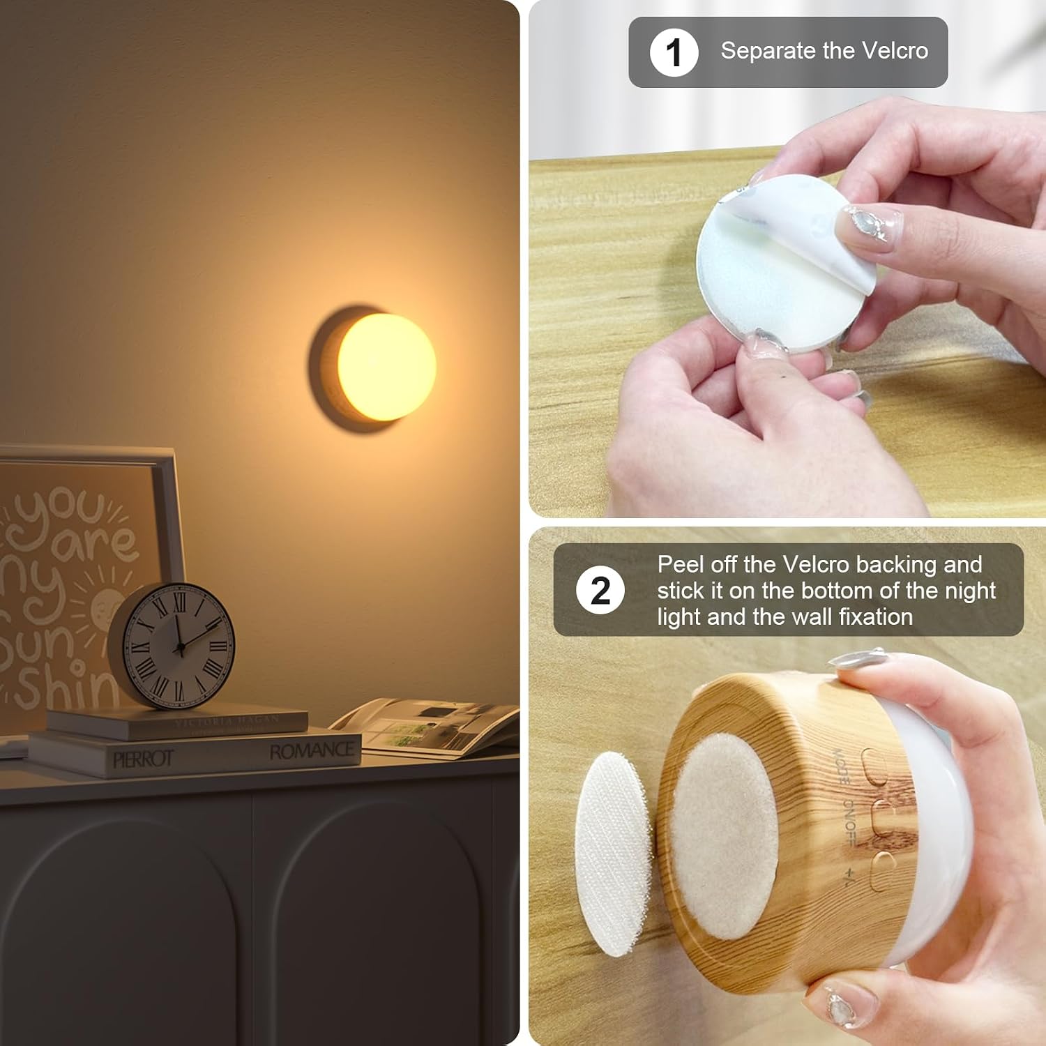 Kintion Night Light, Dimmable 8 Color Portable LED Night Light, 1800mAh Rechargeable Nursery Light Lamp, Soft Eye Caring Warm White, White,…