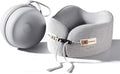 Neck Pillow Airplane, CertiPUR-US® BASF Memory Foam Travel Pillows with Comfortable Breathable Cover, Ergonomic Design Compact Airplane…
