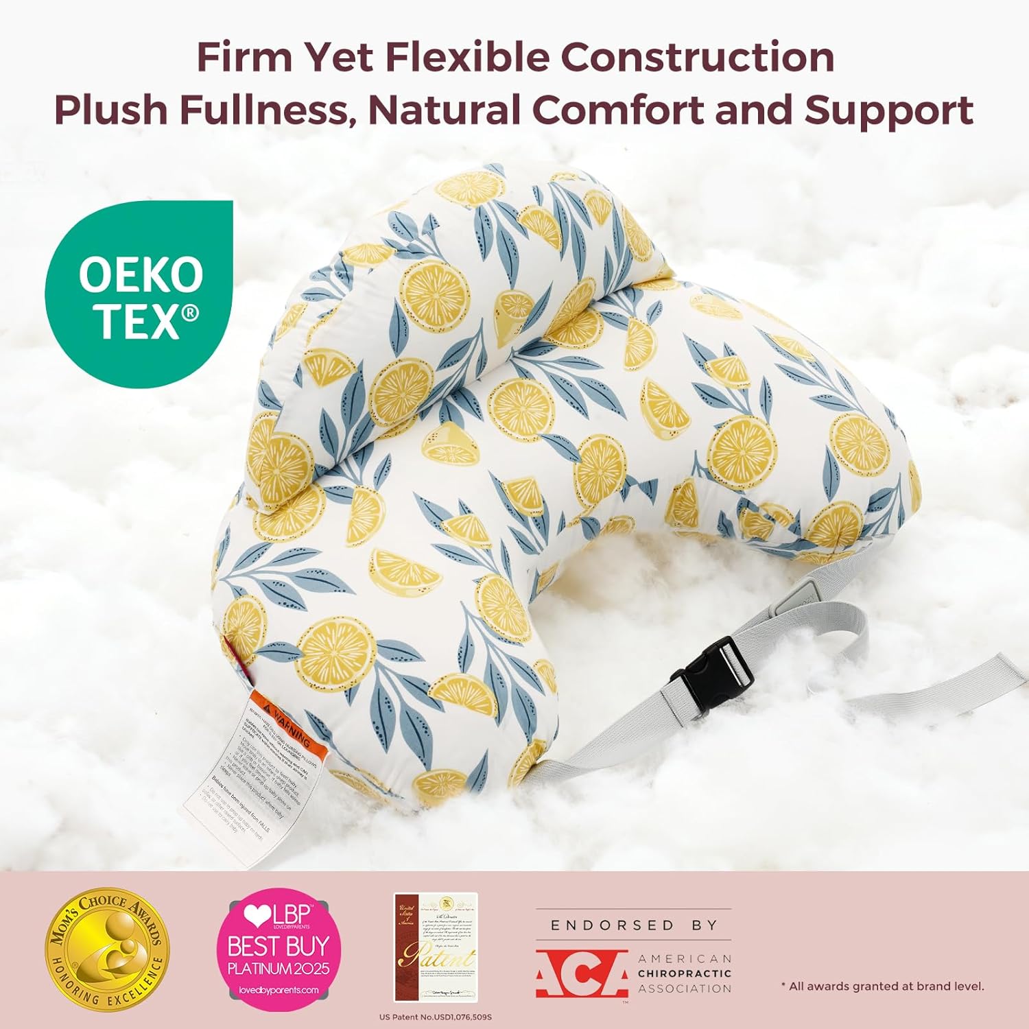 Momcozy Innovative Safety Guard Nursing Pillow for Breastfeeding- Wider Feeding Pillows for More Support for Mom & Baby- Easier Nursing &…