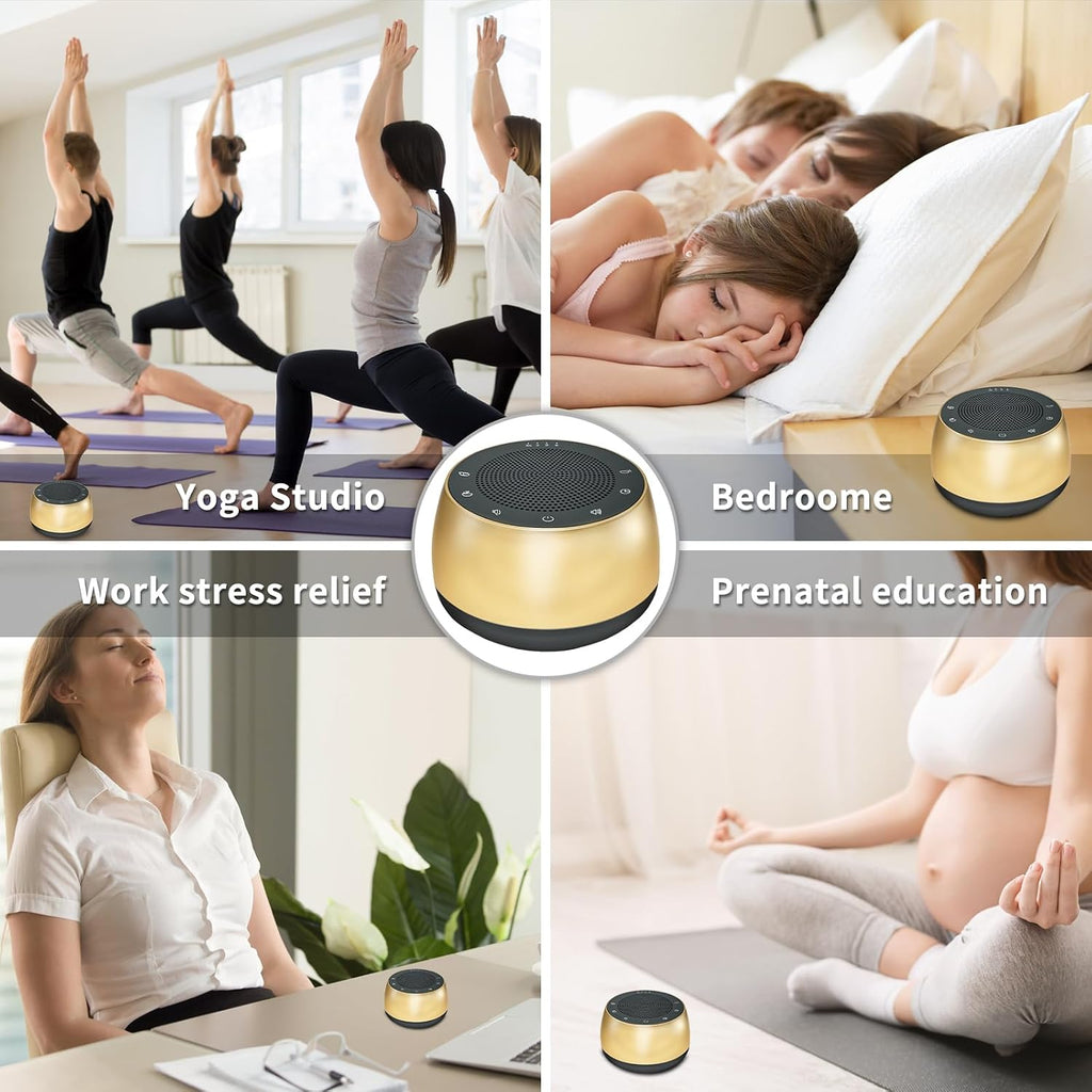 Winish Meditation Sound Machine, Portable Electronic Singing Bowl Frequency Healing,256HZ-432HZ-528HZ 9 Tones Singing Bowl Frequency Generat…