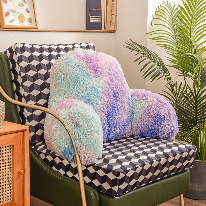 Holawakaka Reading Pillow for Sitting up in Bed Sofa Kids Teens, Backrest Pillow with Arms for Boys Girls Women Petites Pregnancy, Back Sup…
