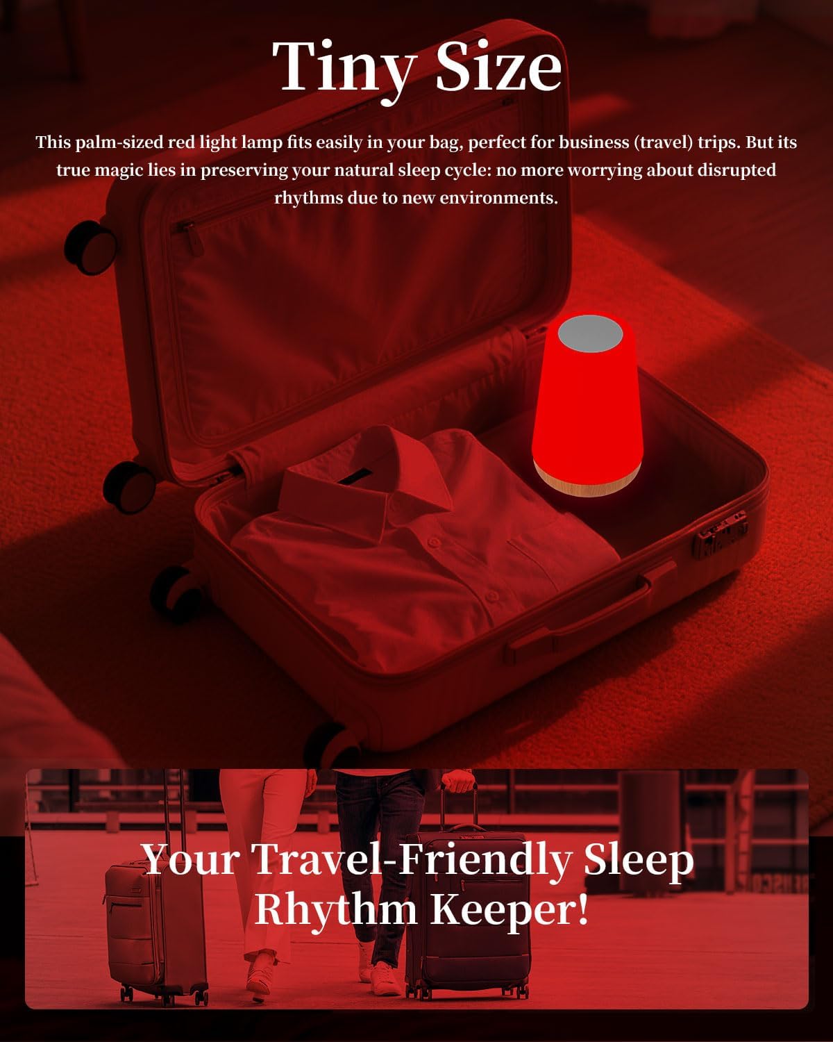 Tlaotniy Red Light for LampBlue Light Blocking Dimmable for Stress Relief Relaxation Travel Meditation and Yoga, 670nm Red Lamp (…