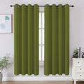 Cucraf Green Blackout Curtains 63 inch Length 2 Panels Set, Room Darkening Drapes for Living Room Bedroom, Thermal Insulated Light Blocking…