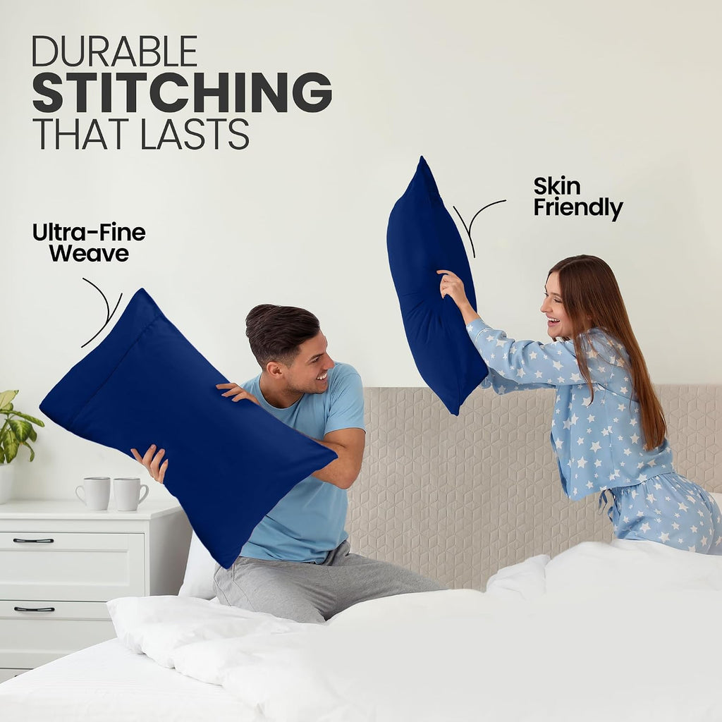 Utopiabedding Utopia Bedding Standard Pillow Cases - 2 Pack - Envelope Closure - Soft Brushed Microfiber Fabric - Shrinkage and Fade Resist…