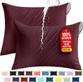 Utopiabedding Utopia Bedding 100% Waterproof Pillow Protectors with Zipper Queen Size (Set of 2), Bed Bug and Dust Mite Proof Zippered Pill…