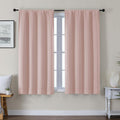 Gwine Valentine's Day Blush Pink Blackout Curtains for Bedroom 54 Inches Long, Thermal Insulated Room Darkening Curtains for Living Room…