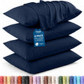 Utopiabedding Utopia Bedding King Standard Pillow Cases - 4 Pack - Envelope Closure - Soft Brushed Microfiber Fabric - Shrinkage and Fade R…