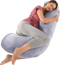 BATTOP Pregnancy Pillows for Sleeping, Pregnancy Must Haves Maternity Body Pillow with Cooling Washable Cover, New Mom Gifts for…