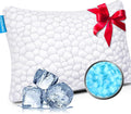 SUPA MODERN Cooling Pillow Standard Size 1 Pack, CertiPUR-US Shredded Memory Foam Pillows, Cool Bed Pillows for Hot Sleepers, Adjustable…