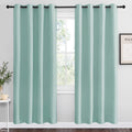 Nicetown Aqua Blue Blackout Curtains 78" Long for Office, Dining Room, Guest Room, Sound Reducing Heat and Cold Block Curtain Panels for Mo…