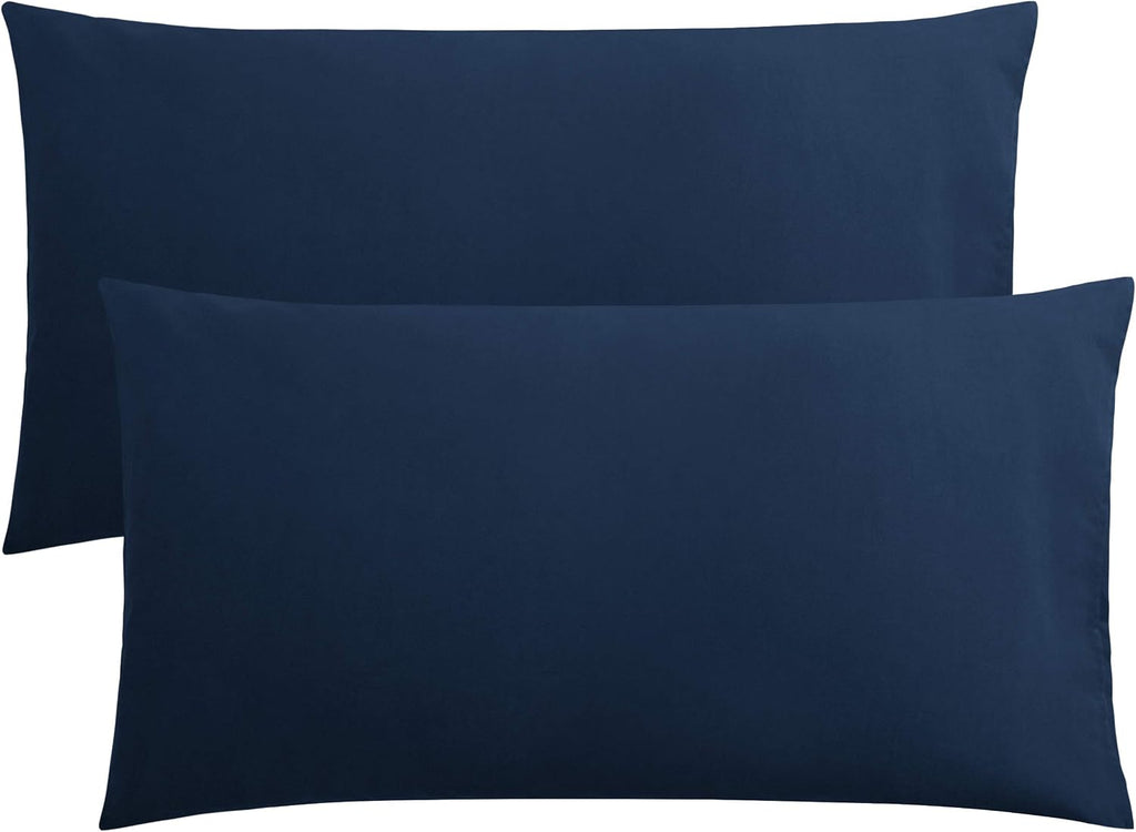 FLXXIE King Pillow Cases Set of 2, Soft Microfiber Pillow Covers with Envelope Closure, Wrinkle, Fade and Stain Resistant Pillowcases…