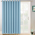 Yakamok Extra Wide Blackout Curtain for Sliding Glass Door, Grommet Thermal Insulated Room Divider Curtain 100W x 84L inch, Room…