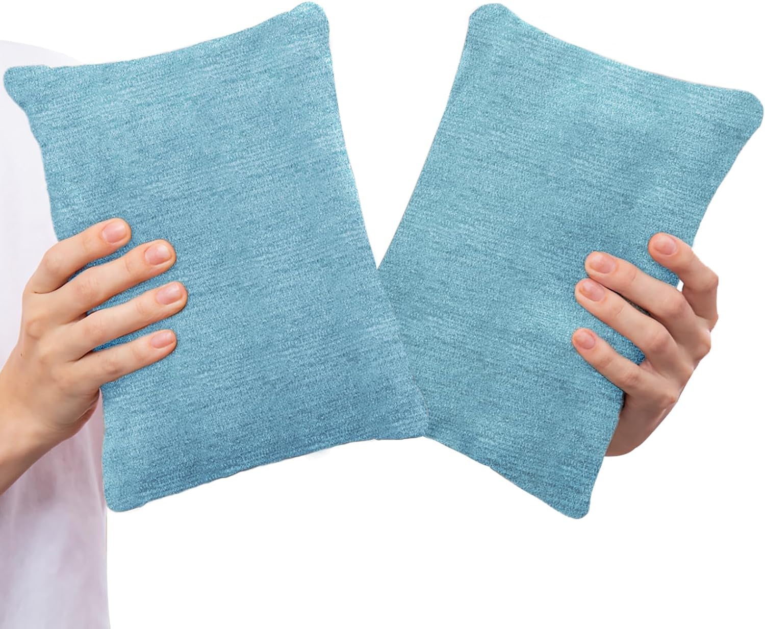 1 MIDDLE ONE 2 Pack Small Pillow, Cooling Memory Foam Mini Pillow 11 X 7 Inches for Sleeping, Travel, Nap and Neck, Knee, Lumbar Support…